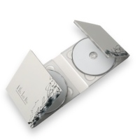 Kemasan Digipak CD 8 Panel dengan Tray Transparan untuk 4 Disk, Desain Kustom