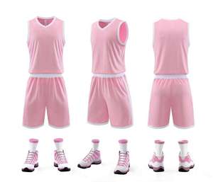 Conjunto de Uniforme de Baloncesto para Hombre TGA, Fabricado en China, Transpirable, de Manga Corta, a Precio de Fábrica, para Todas las Temporadas - Product Image 2