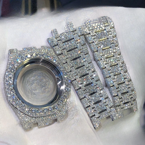 <b>Skeleton</b> Moissanite <b>Watches</b> | VVS Luxury Presidential Style | Iced Out Wholesale Supply - Product Image 6
