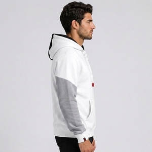 Sweat à capuche d'hiver pour homme de qualité supérieure, couleur unie, tissu polaire, chaud, écologique, respirant, design confortable de la capuche, durable - Product Image 3