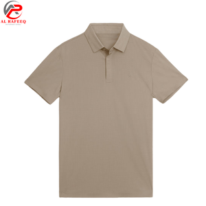 Chemise pour homme en polyester tricoté solide de haute qualité, personnalisable par le fabricant, séchage rapide, coupe ajustée, OEM avec logo personnalisé - Product Image 1