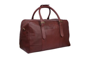 Sac de voyage en cuir véritable de haute qualité, léger, résistant à l'eau, avec fermeture éclair, grand espace de rangement pour hommes, marron - Product Image 2