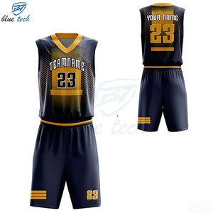 Hot Selling Custom Printed Plus Size Sleeveless Basketball Jersey Set V-Neck Breathable Quick Dry OEM Sports Apparel Custom - Product Image 2
