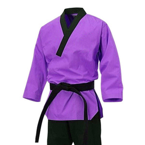 RTS Wholesale Price Premium Quality Cotton Polyester Taekwondo Dobok Breathable Custom Made Lightweight Uniform Unisex AS-TG-106 - Product Image 2