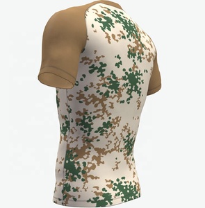 Camiseta de Protección Solar para Hombre, Estampada, con Logotipo y Tela Personalizados, de Color Sólido y Manga Corta, al por Mayor - Product Image 4