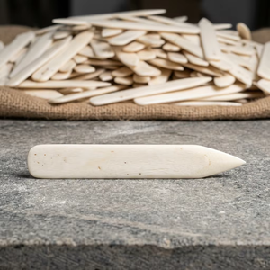 Premium Organic Material Bone <b>Folder</b> Tool Custom Size Polished Creasing Stick for Paper Scoring Folding and Crafting Precision - Product Image 1