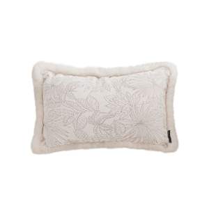 Romantic French Jungle Jacquard Decorative Throw <b>Pillow</b> 30cm Raw Edge Waist <b>Sofa</b> Bed Elegant Mosley Design - Product Image 2
