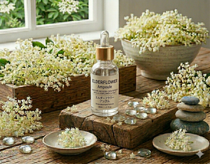 Suero hidratante energético de flor de saúco desarrollado en Corea, ampolla ODM/OBM con glicerina como ingrediente principal, producto para el cuidado de la piel - Product Image 1