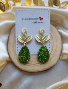 Pendientes de Resina Redondos, Estilo Clásico, Acabado Liso, Precio de Fábrica al por Mayor - Product Image 4