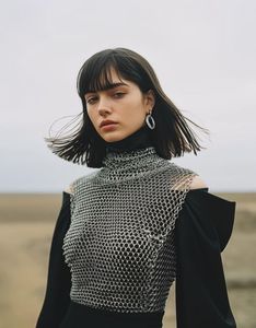 Reliable Manufacturer Flexible Metal <b>Chainmail</b> Armor <b>Top</b> Lightweight Design For Comfortable All Day Costume Wearing - Product Image 1