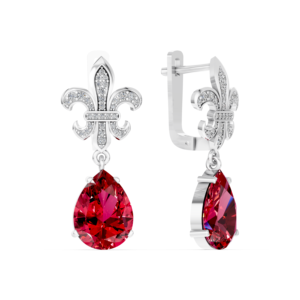 Pendientes de Plata 925 con Diamantes de Laboratorio para Mujer, Certificados por IGI, RJC, ODM, OEM, Fabricante Ético, Venta al Por Mayor EA502132 - Product Image 3