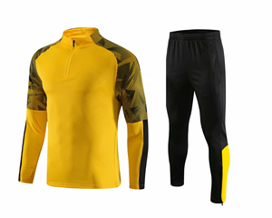 Survêtements de sport personnalisés pour la gym, veste demi-zip personnalisée, ensemble de survêtement d'équipe unisexe, respirant, écologique, extensible dans les quatre sens - Product Image 2