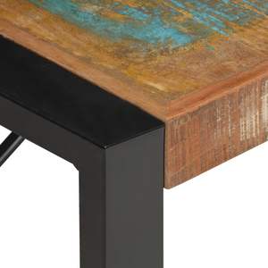 Tavolino da Caffè Grande in Legno Recuperato Multicolore, Durevole ed Elegante - Product Image 4