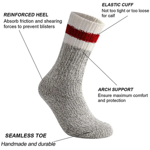 Pakistan-Made High Quality Casual <b>Winter</b> <b>Socks</b> Customizable Windproof New Design OEM ODM Services for Adults 10 Pairs - Product Image 2