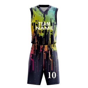 Conjunto de Camiseta de Baloncesto Personalizada Unisex para Adultos, Sin Mangas, con Tirantes Ajustables, Cuello Redondo, Transpirable, de Secado Rápido, 100% Poliéster, Tejido de Malla - Product Image 1