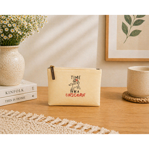Bolsa de Cosméticos de Algodón con Impresión Personalizada |   Bolsa de Maquillaje con Cierre de Personajes de Dibujos Animados |   Bolsa Reutilizable para Viaje y Almacenamiento - Product Image 5
