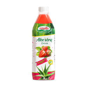 Nawon thương hiệu tự nhiên Aloe Vera nước trái cây uống với Aloevera Cubes Việt Nam sản xuất chai PET 500ml giá tốt mẫu miễn phí - Product Image 3