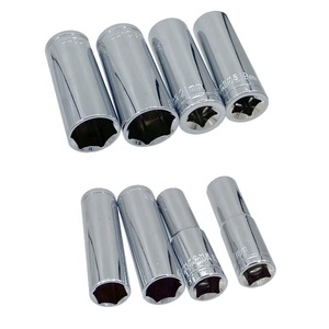 Juego de 8 piezas, 1/2"DR. Llaves de vaso de cromo vanadio de alta resistencia en riel. - Product Image 4