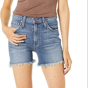 Shorts en jean déchirés taille haute pour femme, style toile décontracté et respirant, extensibles et confortables, motif tendance été 2023 - Product Image 5