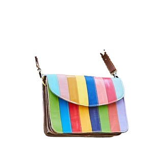 Sustainable Women's Lightweight Recycled Leather Shoulder <b>Sling</b> <b>Bag</b> Stylish Made From - Product Image 4