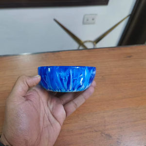 Tazón de Resina de la Mejor Calidad, Forma Redonda, Tazón para Servir con Acabado Pulido, para Hogar, Hotel y Restaurante, Hecho a Mano - Product Image 1