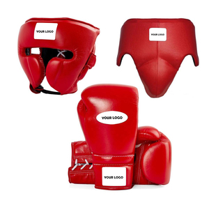 Ensemble d'entraînement de boxe et de kickboxing professionnel personnalisé de haute qualité en cuir véritable pour la compétition et le sparring - Product Image 5