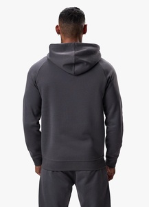 Sweat à capuche surdimensionné de haute qualité 350 g/m², personnalisable avec logo, unisexe, noir, épais, pour hommes - Product Image 5