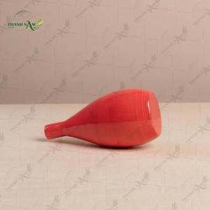 Vase en bambou enroulé Art Déco, écologique, durable, artisanal, décoration d'appoint de table à Nam Dinh - Product Image 4