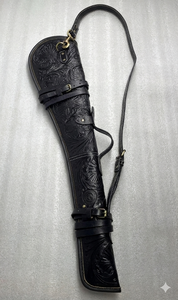 Funda de Escopeta de Caza Tradicional de Invierno Impermeable de Cuero Genuino A.T INTERNATIONAL, Embalaje Personalizado de Alta Resistencia - Product Image 2