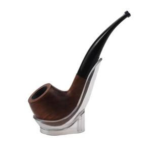 Pipe à fumer portable de haute qualité, design classique, accessoire en bois avec finition laquée - Product Image 1