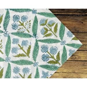 ผ้ากันเปื้อนสไตล์ผ้าฝ้ายแฮนด์เมดของอินเดีย,ผ้าเช็ดปากแบบถักด้วยมือผ้าพิมพ์ลายที่คลุมโต๊ะอาหารค่ำผ้าเช็ดปากตกแต่งสไตล์โบฮีเมียน - Product Image 2