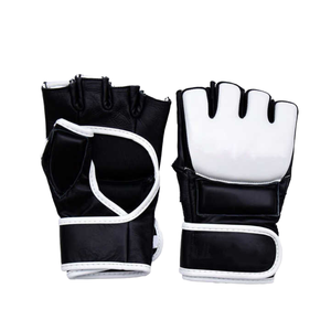 Gants MMA pour enfants et adultes en cuir de vachette de qualité supérieure avec logo personnalisé et impression - Product Image 1