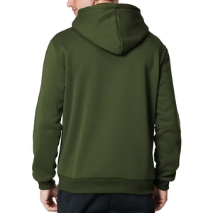 Sweat à capuche pour homme en polaire 100% polyester, couleur unie, manches longues, avec poche, respirant, hiver - Product Image 6