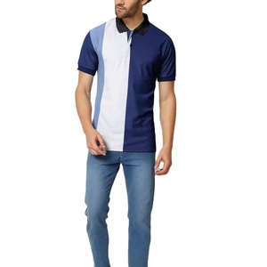 T-shirt de golf décontracté pour homme, impression numérique intégrale, broderie personnalisée du logo, matière polyester/coton, livraison rapide depuis le Pakistan - Product Image 3