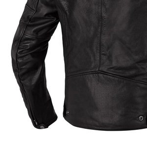 High Quality Canvas Motorbike Leather <b>Racing</b> <b>Jacket</b> for Men with Front Custom Logo Genuine Leather Cheap Price - Product Image 6