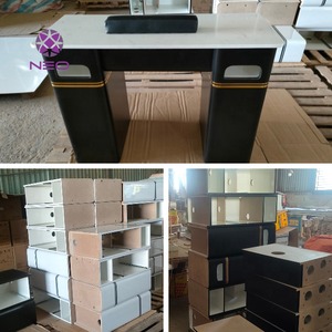 Mesa de Manicura Moderna de MDF con MOQ Bajo, Fabricada en Vietnam, Muebles Personalizados para Salón de Belleza y Cocina - Product Image 4