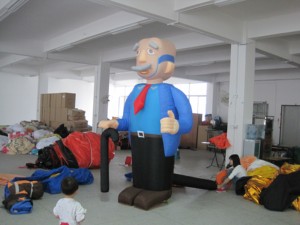 Oferta especial: Inflable de Abraham de los Países Bajos para eventos publicitarios comerciales al aire libre - Product Image 2