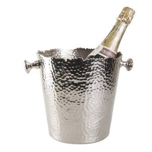 Seau à glace en acier inoxydable haut de gamme, finition argentée, avec poignée, pour champagne, vin et bière, idéal pour les soirées. - Product Image 4