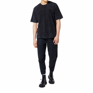 T-shirts pour hommes tendance effet délavé, mélange de coton, tissu doux et respirant, coupe décontractée, parfaits pour les tenues décontractées d'été. - Product Image 3