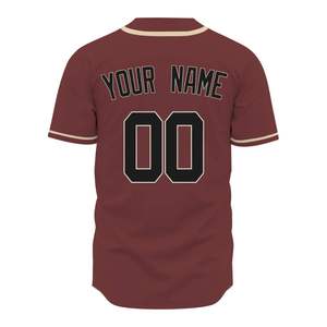 Ropa de equipo de béisbol personalizada al por mayor para marcas de ropa urbana con camisetas de béisbol de cuello redondo. - Product Image 6