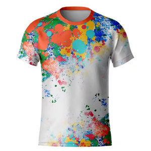 T-shirt pour homme à sublimation, fabrication professionnelle, tendance, manches courtes, nouvelle arrivée, vente chaude - Product Image 4
