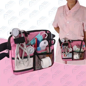 <b>Nurses</b> Students Supplies and Tool Fanny Pack Nursing Mother <b>Bags</b> Medical Organizer Logo Work <b>Nurse</b> Pouch for Hospital Clinic - Product Image 2