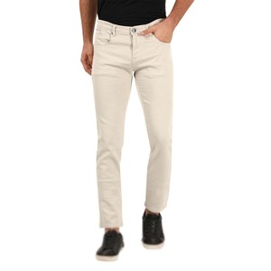 Jean classique coupe droite pour homme, bleu foncé, décontracté chic, en denim, coupe standard, respirant, pantalon masculin - Product Image 4