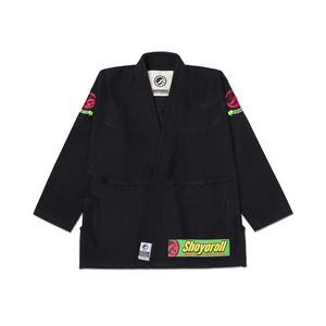 Kimono de BJJ Negro Personalizado con Marca, Unisex, Corte Regular para Adultos, 100% Algodón, Transpirable, Elástico, Ligero, de Secado Rápido, Peso de la Tela 440g - Product Image 1