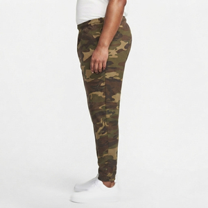 Pantalon de jogging camouflage grande taille pour homme, taille élastique, poids moyen, 100 % coton et polyester, coupe classique, pantalon de jogging d'hiver pour homme - Product Image 5