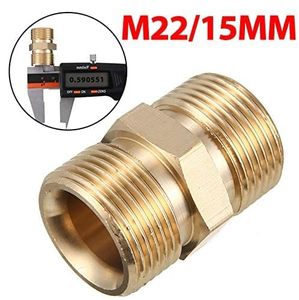 Connecteur M22 mâle en laiton forgé basse pression pour rallonge de tuyau de lavage, compatible avec les tuyaux de lavage de voiture - Product Image 4