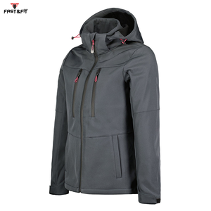 Veste coupe-vent unisexe de haute qualité, décontractée, en softshell, imprimée, tricotée, imperméable, respirante, nouvelle collection, mode d'extérieur, hiver - Product Image 3