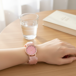 Elegant Women's Quartz <b>Watch</b> Fashionable pink Hairband Ladies <b>Watches</b> Girlfriend Gift 261024 - Product Image 5