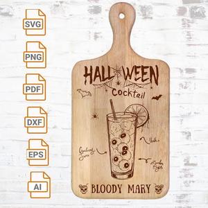 Planche à découper ronde en bois, design Raven Spells Potions, passe au lave-vaisselle, assiette de service réutilisable, design personnalisé imperméable - Product Image 2