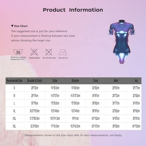 ชุดบอดี้สูทเมทัลลิกสำหรับผู้หญิง สำหรับใส่ไปไนต์คลับ เต้นแจ๊ส ชายหาด ยิมนาสติก การแสดงบนเวที งานปาร์ตี้ และออกกำลังกาย - Product Image 6